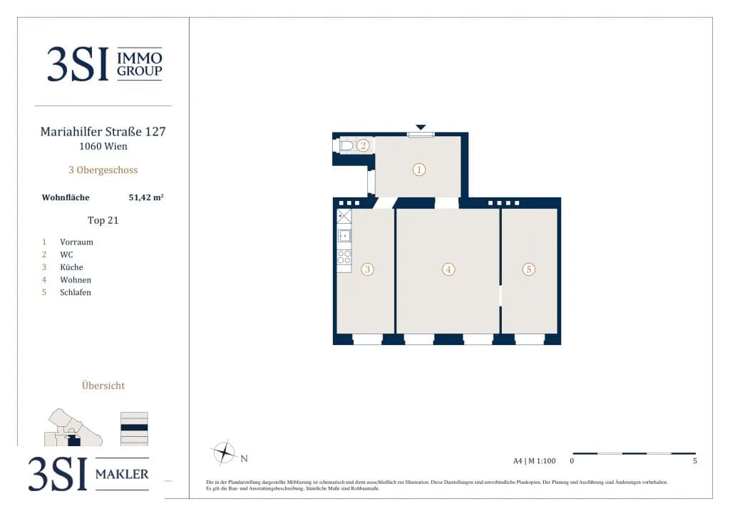 2-Zimmer-Wohnung kaufen in Wien – 51,42 m², € 240.000 – Bild 10 von 10