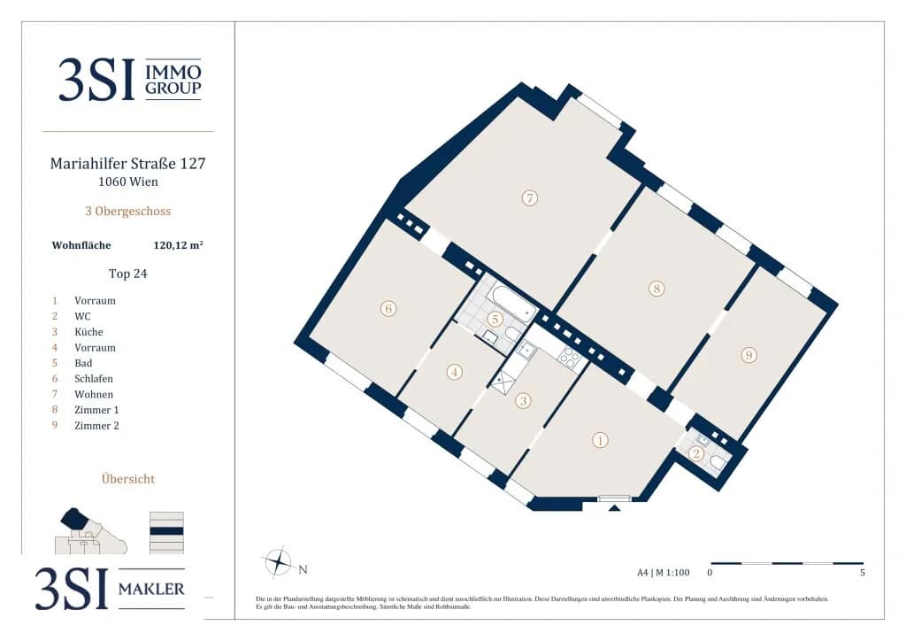 4-Zimmer-Wohnung kaufen in Wien – 120,12 m², € 399.000 – Bild 10 von 10
