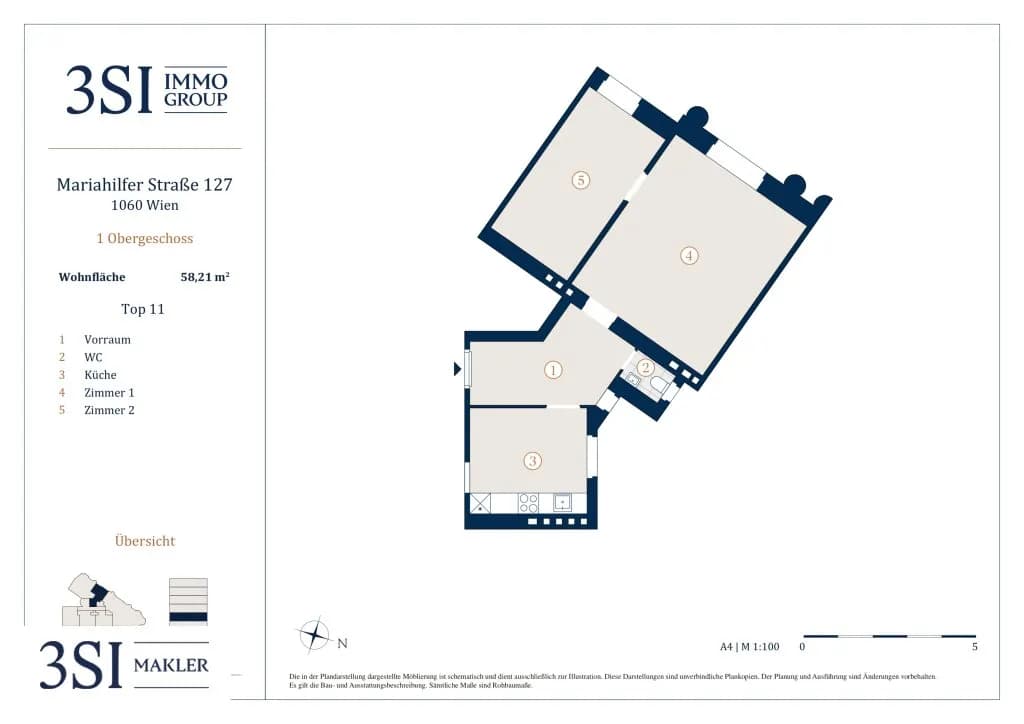 2-Zimmer-Wohnung kaufen in Wien – 58,21 m², € 260.000 – Bild 10 von 10