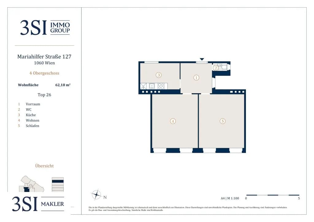 2-Zimmer-Wohnung kaufen in Wien – 62,18 m², € 285.000 – Bild 10 von 10