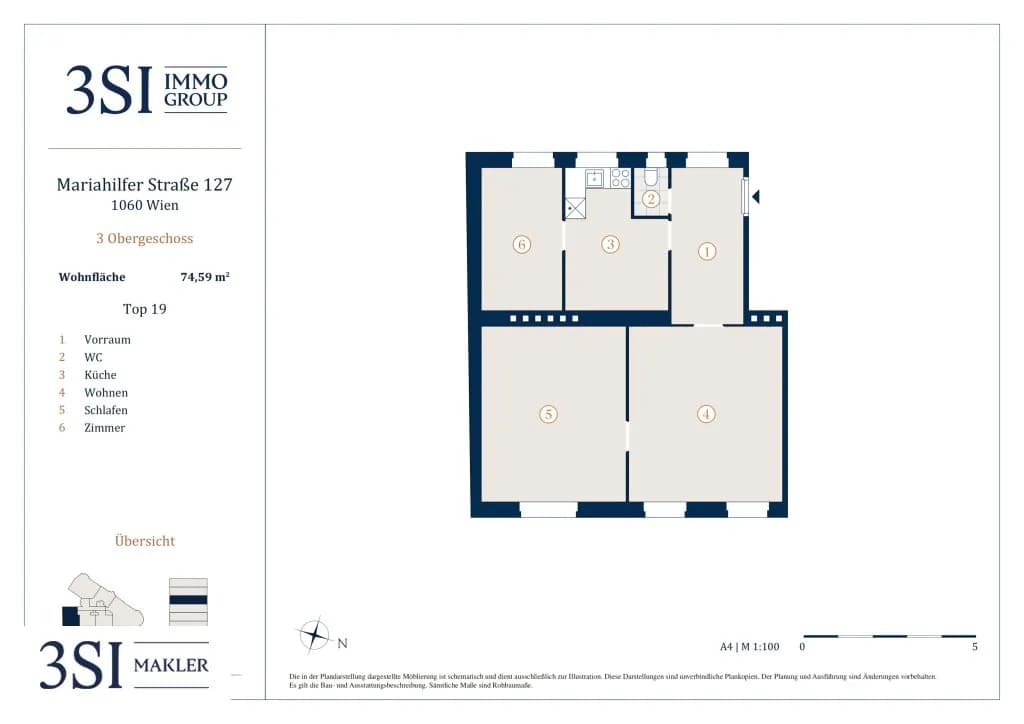 3-Zimmer-Wohnung kaufen in Wien – 74,33 m², € 258.000 – Bild 10 von 10