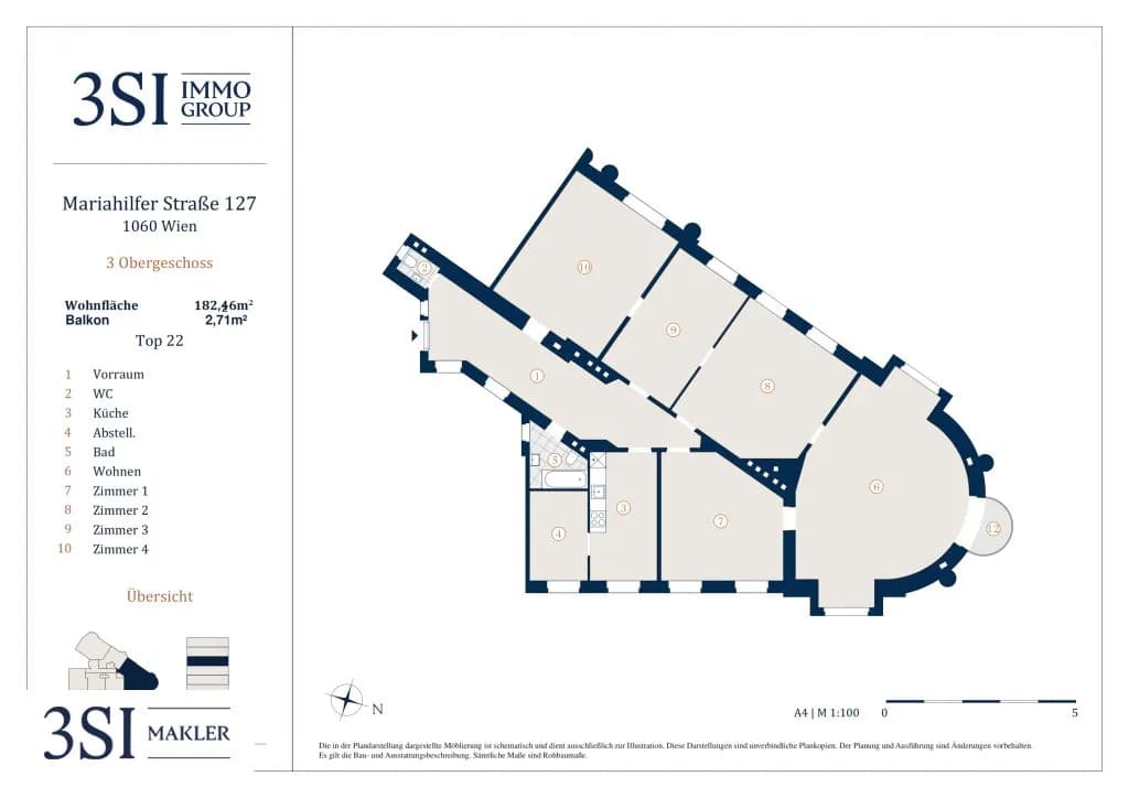 4-Zimmer-Wohnung kaufen in Wien – 182,46 m², € 742.000 – Bild 10 von 10