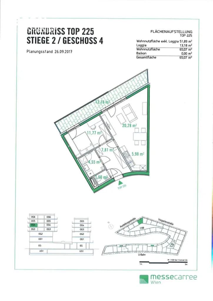 2-Zimmer-Wohnung mieten in Wien – 51,89 m², € 1.150 – Bild 8 von 9