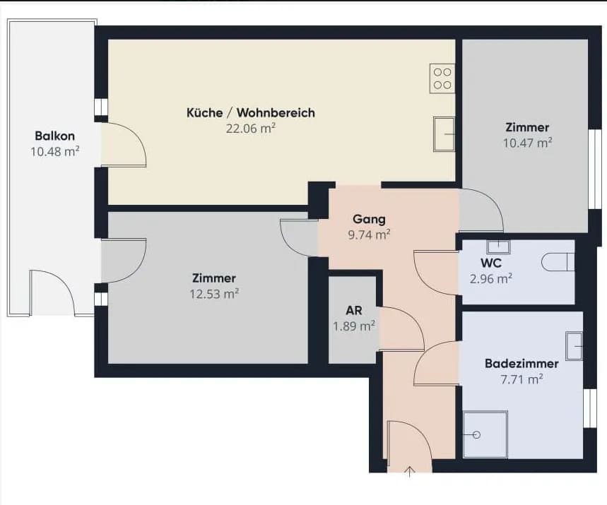 Immobilie kaufen in Weiz – 67,36 m², € 210.000 – Bild 12 von 12