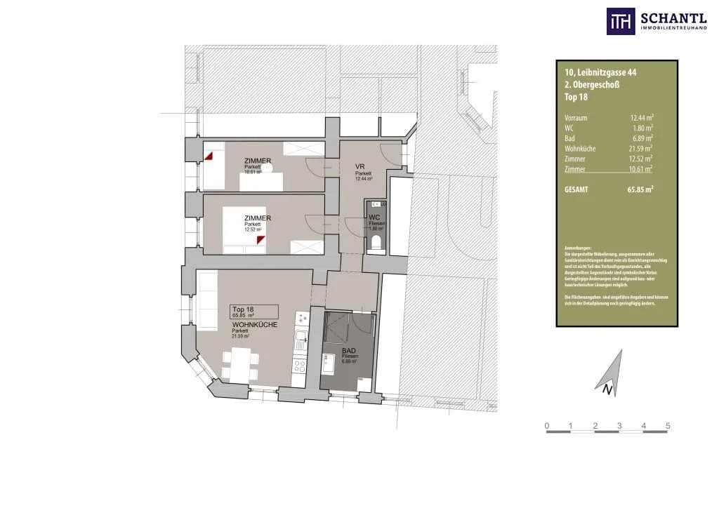 3-Zimmer-Wohnung kaufen in Wien – 64,61 m², € 299.000 – Bild 18 von 18
