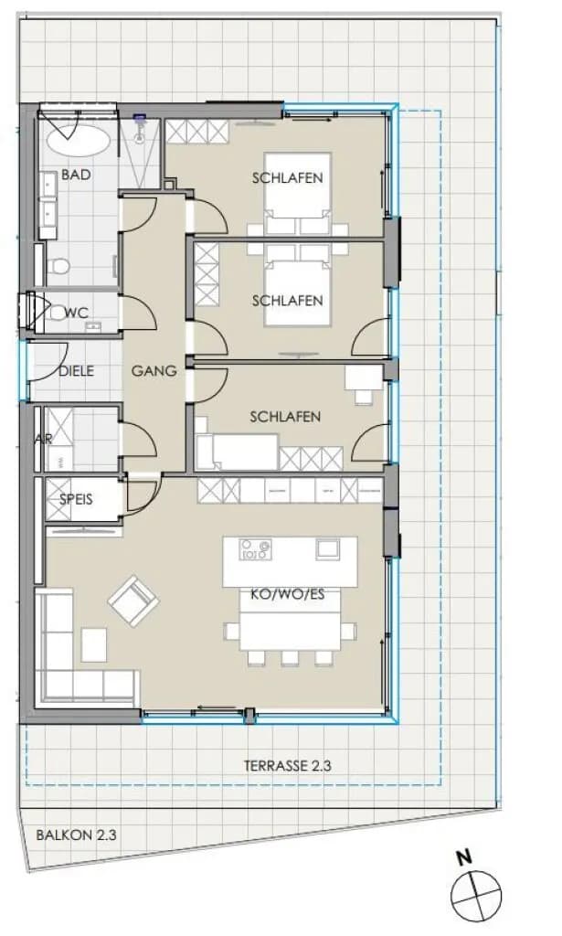 4-Zimmer-Wohnung kaufen in Graz – 109,79 m², € 699.000 – Bild 12 von 14