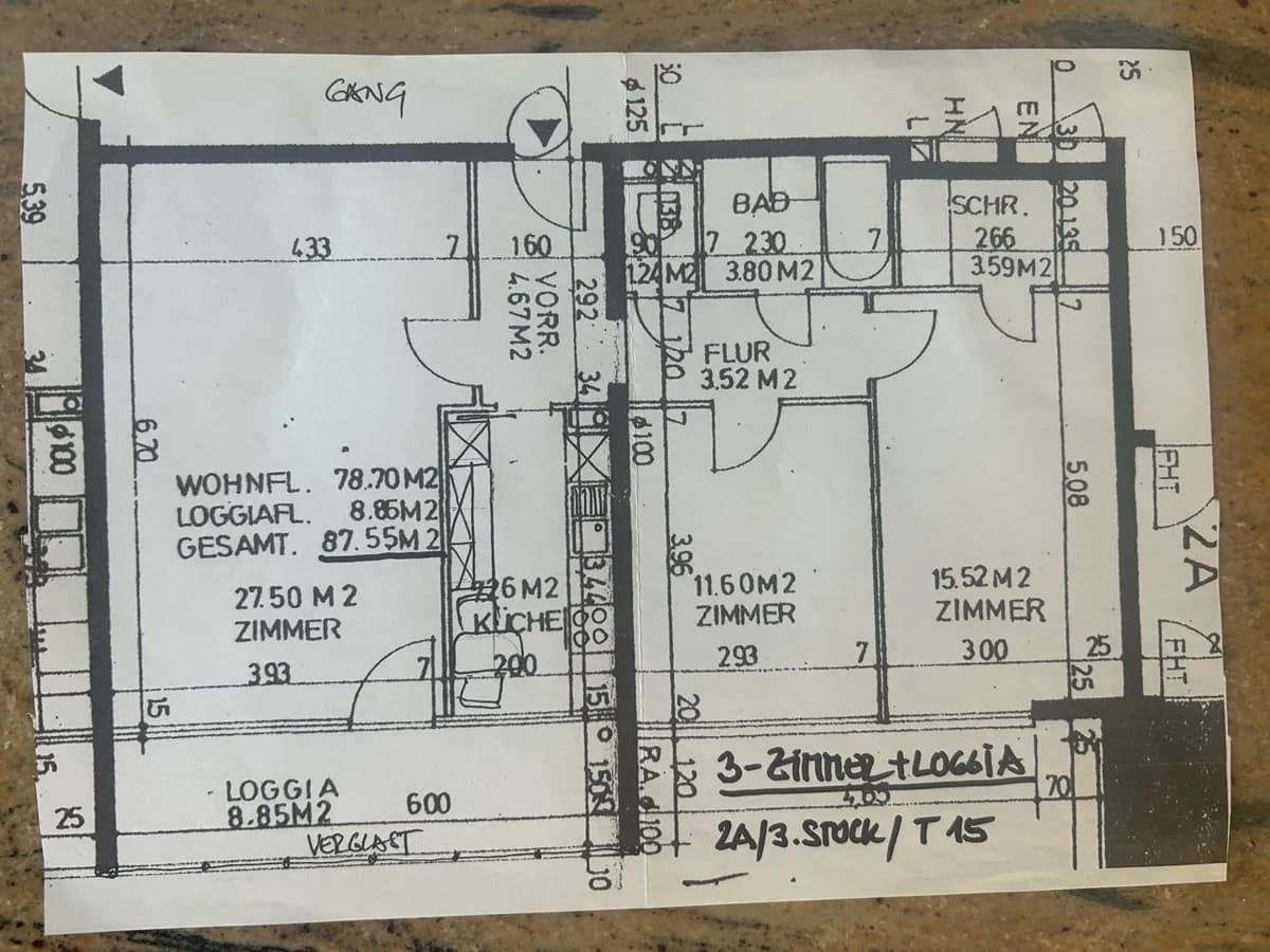 3-Zimmer-Wohnung mieten in Wien – 87 m², € 1.295 – Bild 2 von 25