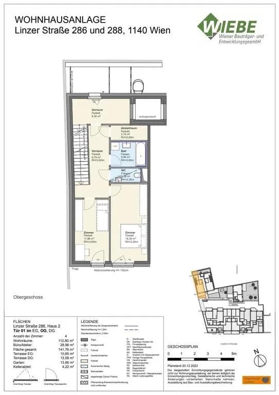 4-Zimmer-Wohnung mieten in Wien – 141,76 m², € 2.635 – Bild 17 von 24