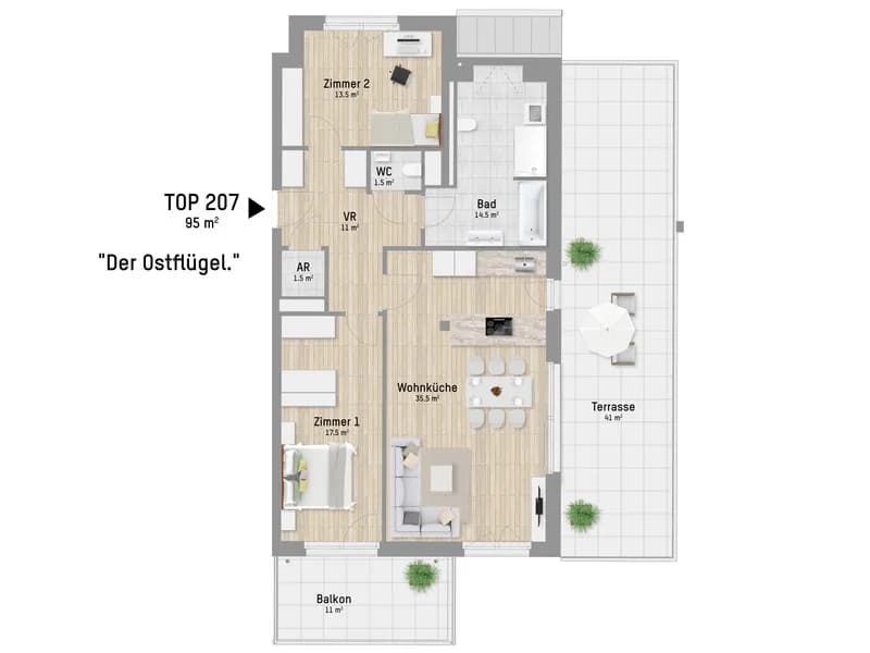 3-Zimmer-Wohnung kaufen in Wien – 94,31 m², € 799.900 – Bild 10 von 16