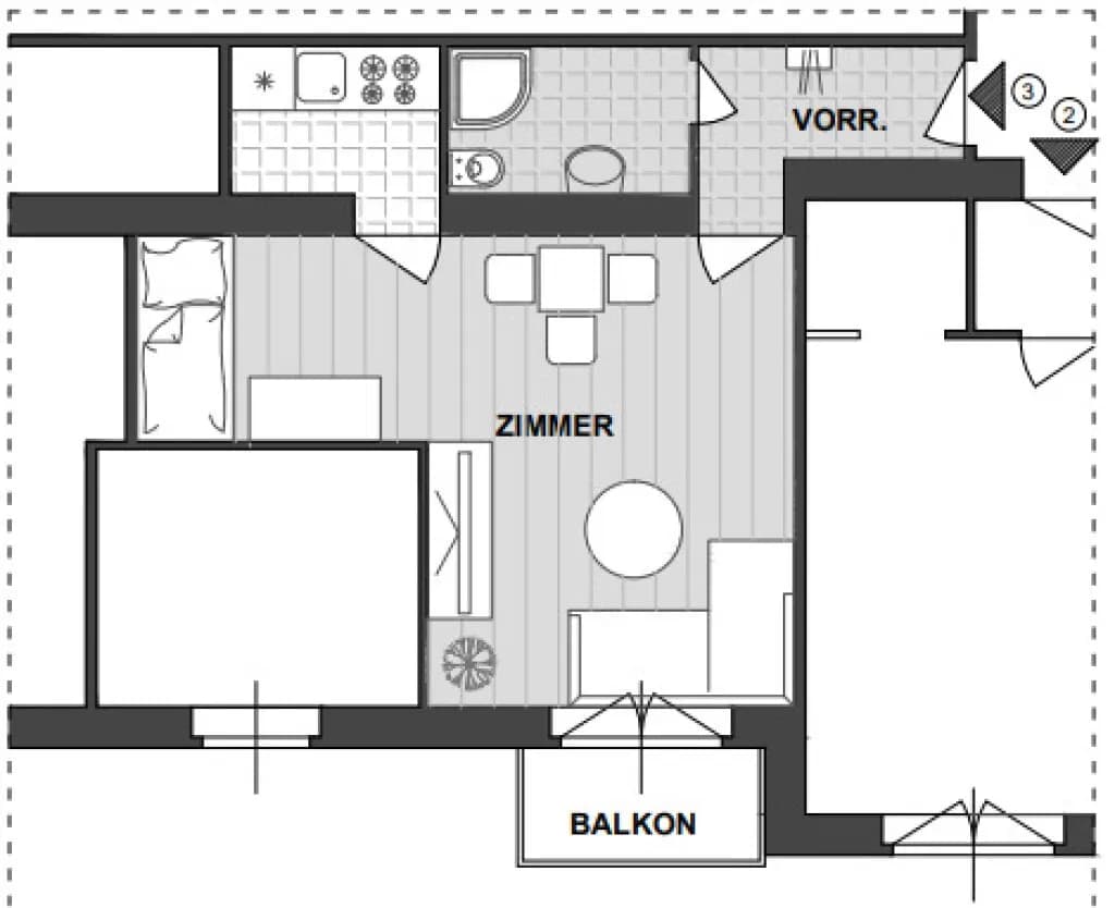 1-Zimmer-Wohnung kaufen in Wien – 29,18 m², € 188.900 – Bild 10 von 10