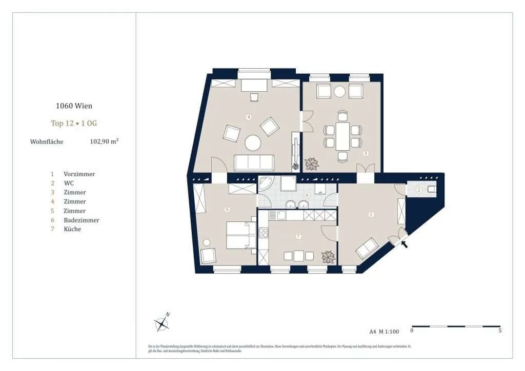 3-Zimmer-Wohnung kaufen in Wien – 102,92 m², € 579.000 – Bild 14 von 14