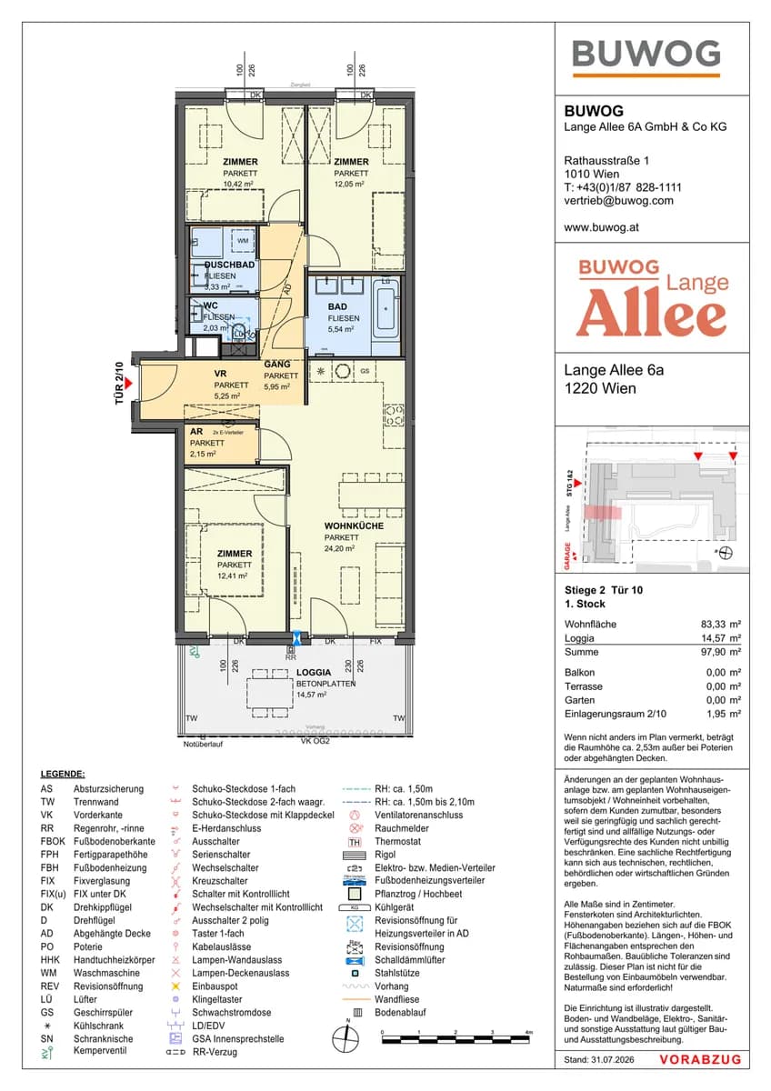 4-Zimmer-Wohnung kaufen in Wien – 83,33 m², € 566.000 – Bild 12 von 12
