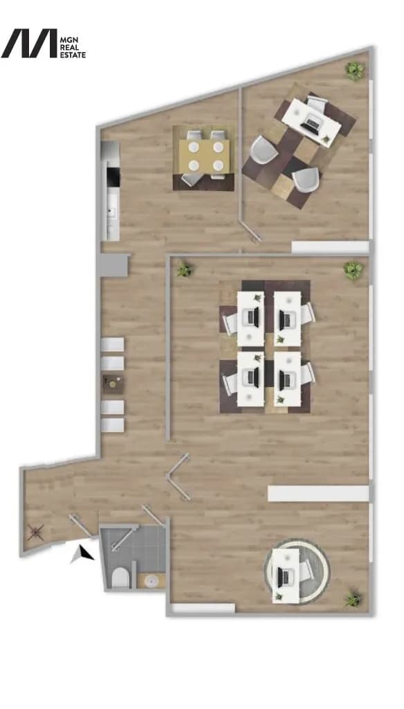 3-Zimmer-Gewerbeimmobilie mieten in Villach – 122 m², € 1.040