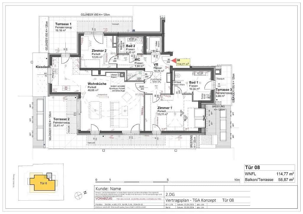 3-Zimmer-Wohnung kaufen in Wien – 115,11 m², € 1.049.900 – Bild 31 von 33