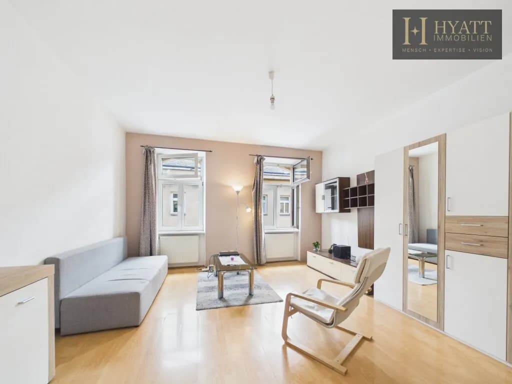 1-Zimmer-Wohnung kaufen in Wien – 38,1 m², € 230.000 – Bild 1 von 8