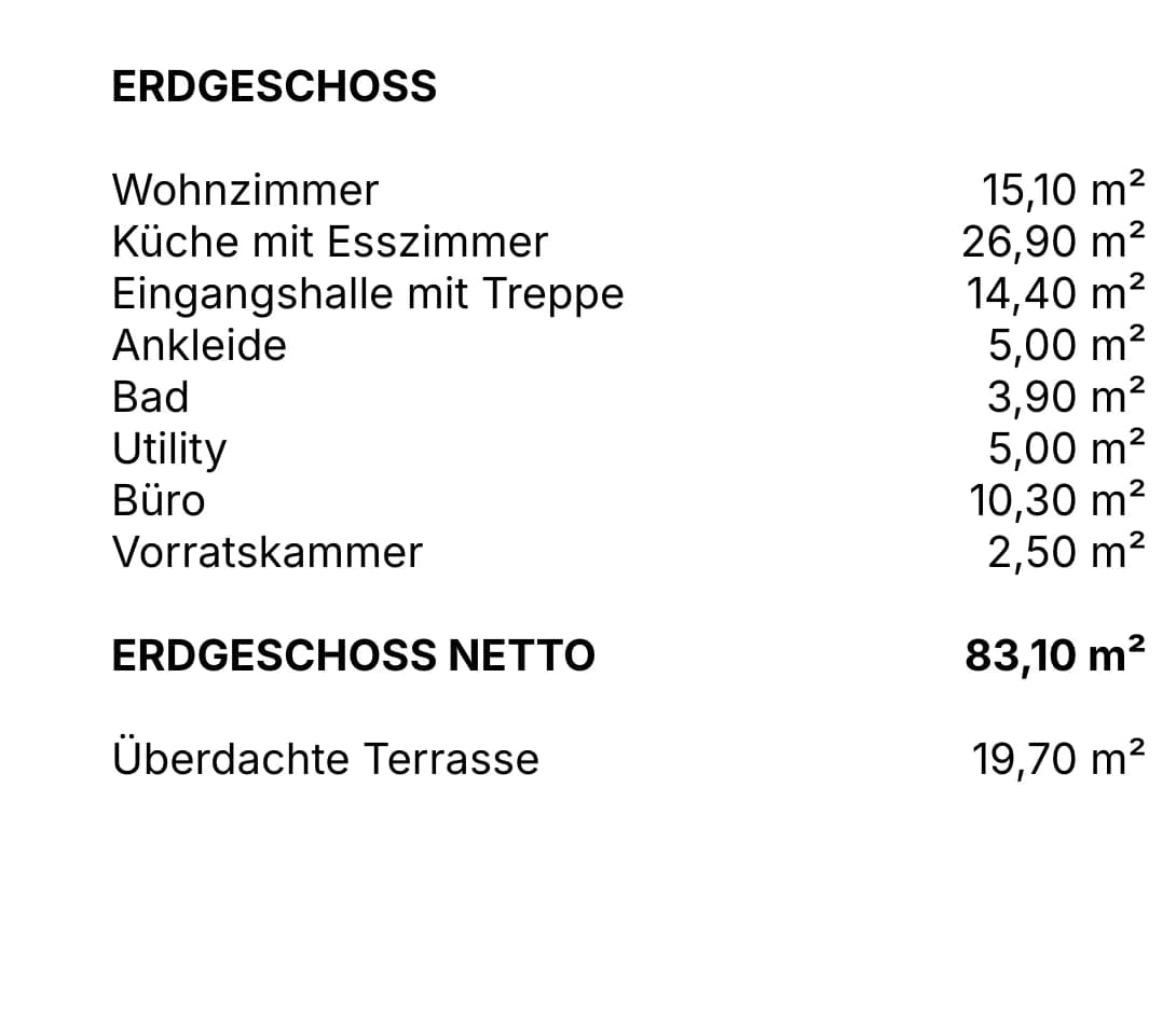 4-Zimmer-Haus kaufen in Tulln – 159 m², € 267.400 – Bild 3 von 9