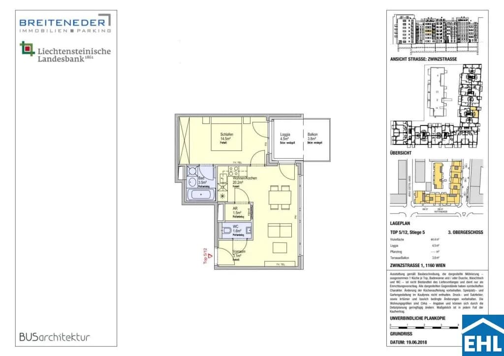 Immobilie kaufen in Wien – 44,4 m², € 285.000 – Bild 8 von 8