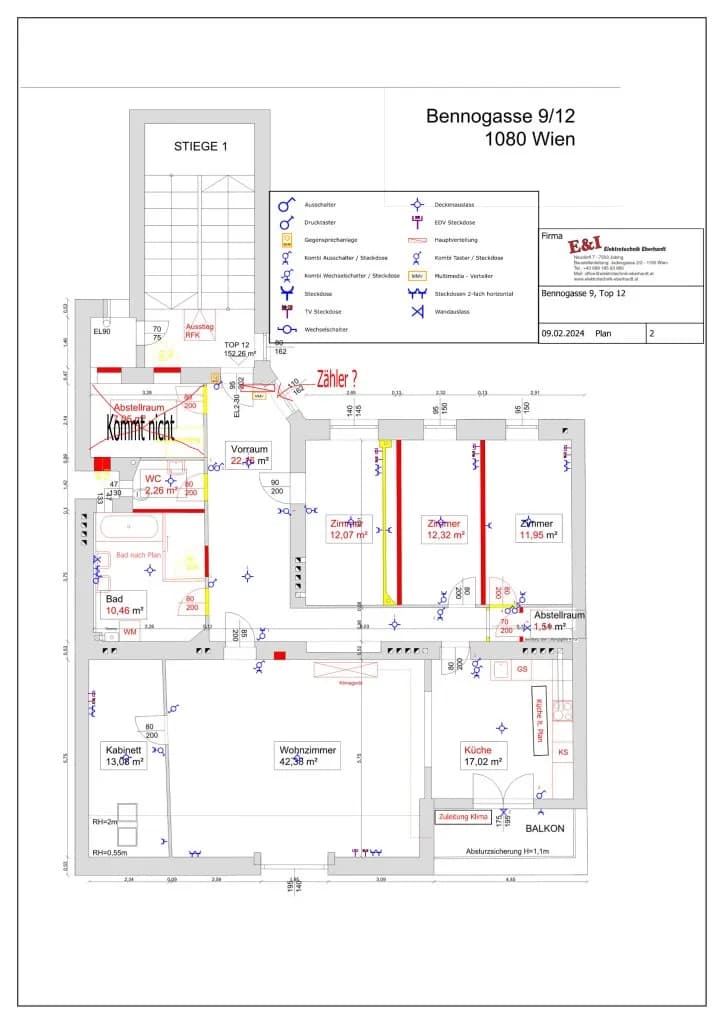 5-Zimmer-Wohnung mieten in Wien – 158 m², € 3.148 – Bild 14 von 14