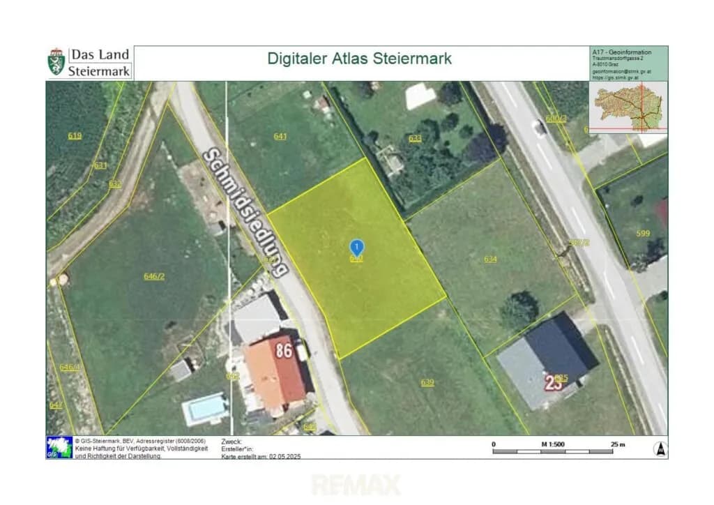 Grundstück kaufen in Leibnitz – 806 m², € 30.000 – Bild 5 von 6