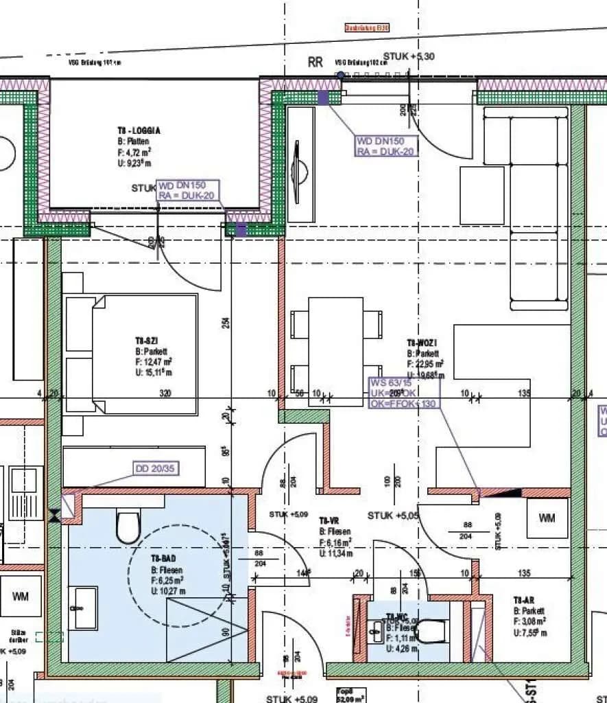 2-Zimmer-Wohnung kaufen in Salzburg Stadt – 52,9 m², € 470.000 – Bild 3 von 4