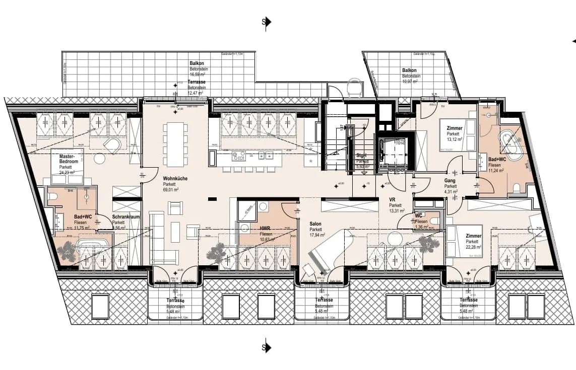2-Zimmer-Wohnung kaufen in Wien – 65,17 m², € 653.900 – Bild 17 von 19