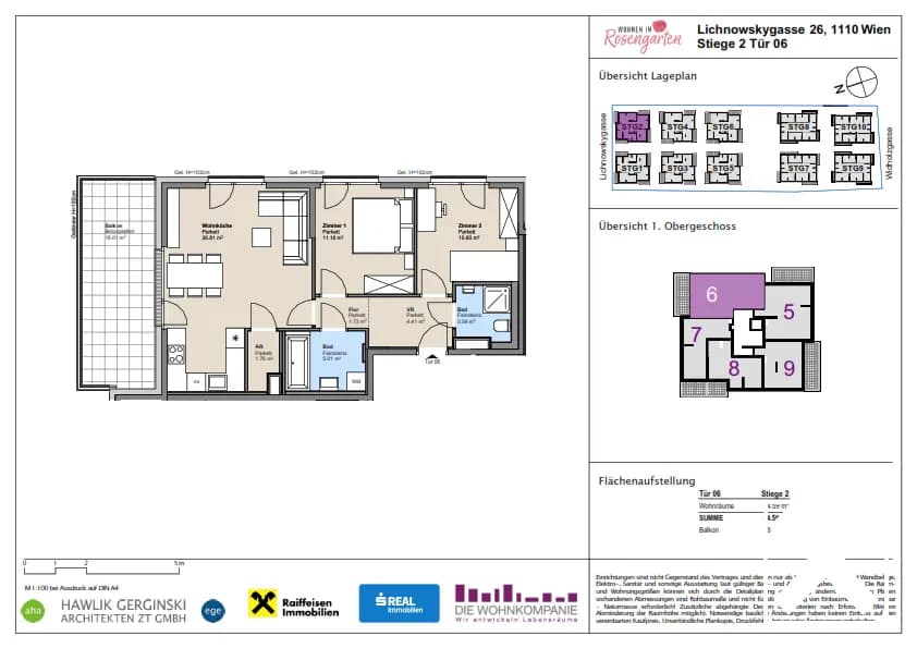 3-Zimmer-Wohnung kaufen in Wien – 64,73 m², € 322.431 – Bild 8 von 8