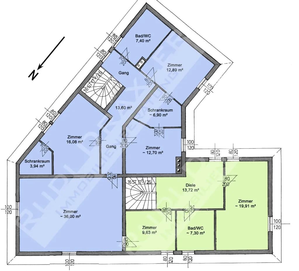 8-Zimmer-Immobilie kaufen in Wien – 254 m², € 1.560.000 – Bild 20 von 21