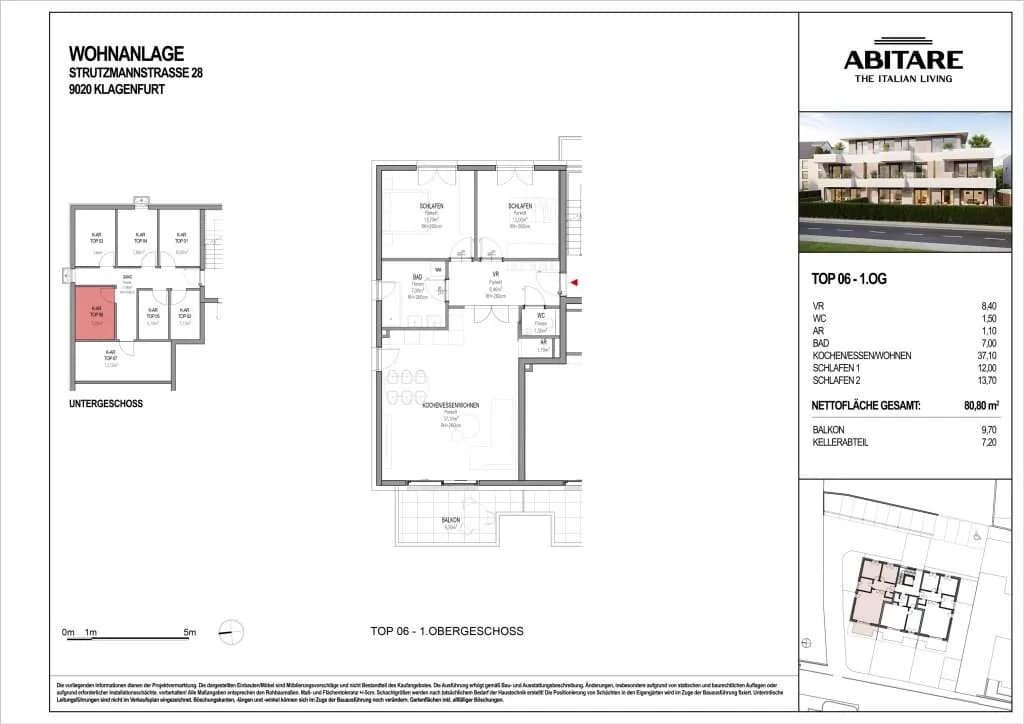 3-Zimmer-Wohnung kaufen in Klagenfurt – 81 m², € 555.000 – Bild 10 von 11