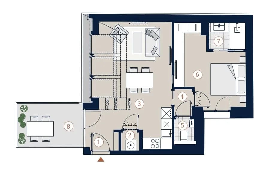 2-Zimmer-Wohnung kaufen in Wien – 54,16 m², € 689.000 – Bild 27 von 27