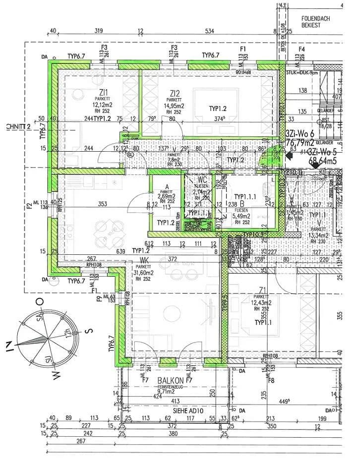 3-Zimmer-Wohnung mieten in Weiz – 76,7 m², € 461 – Bild 10 von 10