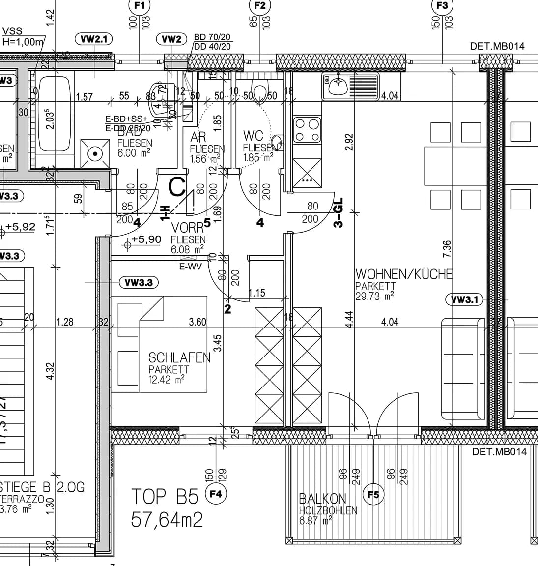 2-Zimmer-Wohnung mieten in Weiz – 57,64 m², € 659 – Bild 10 von 10