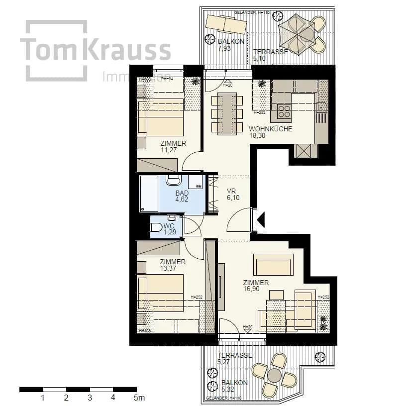 4-Zimmer-Wohnung kaufen in Wien – 71,85 m², € 711.200 – Bild 11 von 14