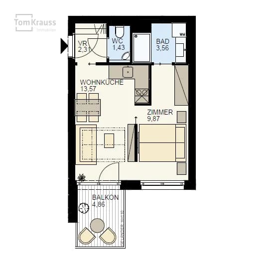 2-Zimmer-Wohnung kaufen in Wien – 30,74 m², € 262.100 – Bild 12 von 15