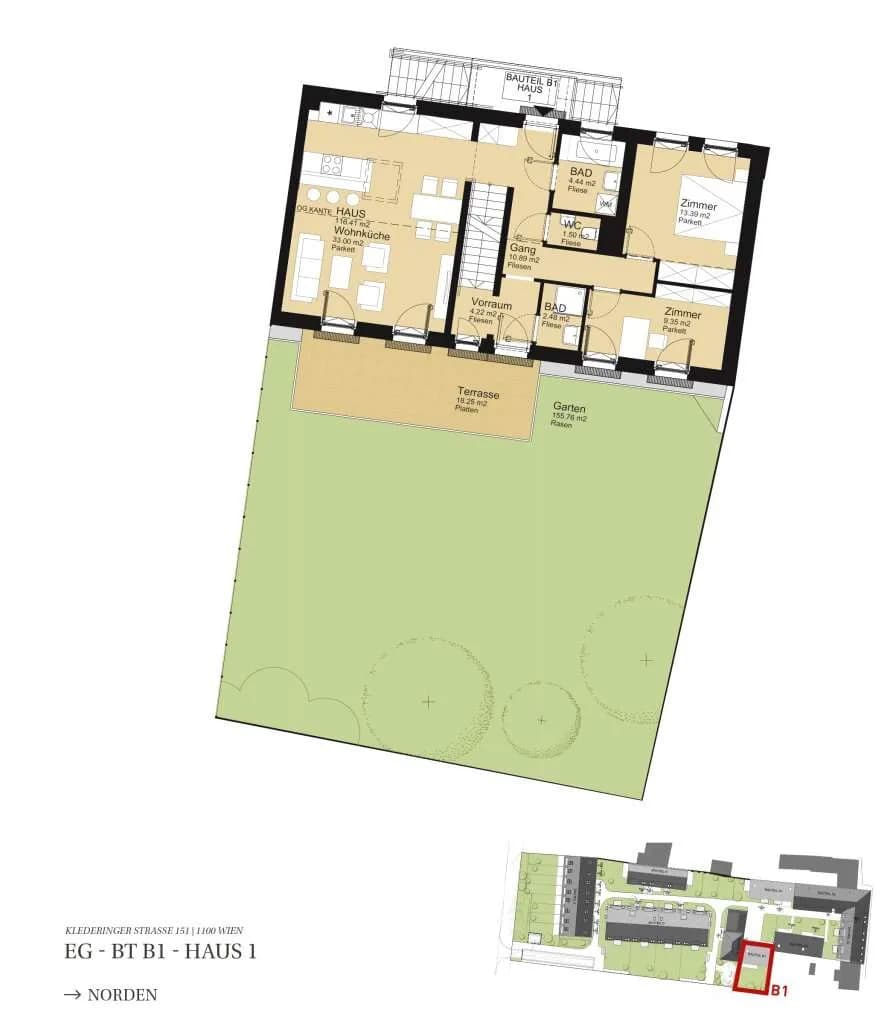 4-Zimmer-Haus kaufen in Wien – 116,41 m², € 898.000 – Bild 5 von 6