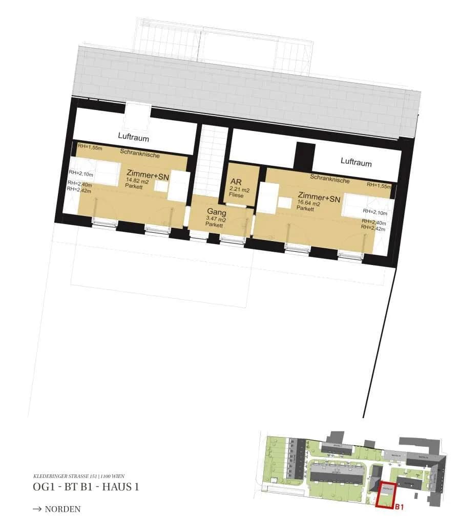 4-Zimmer-Haus kaufen in Wien – 116,41 m², € 898.000 – Bild 6 von 6