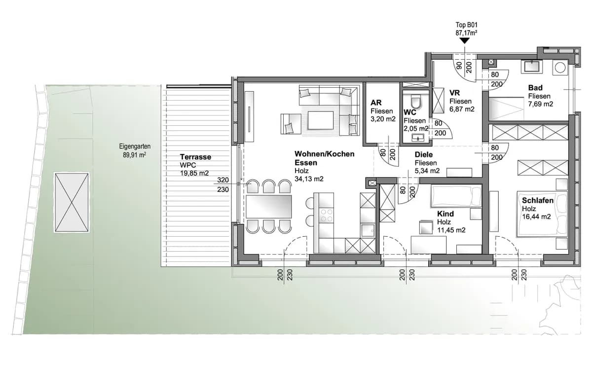 3-Zimmer-Wohnung kaufen in Linz – 87,17 m², € 679.000 – Bild 2 von 20