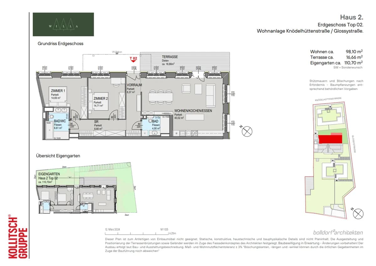 3-Zimmer-Wohnung kaufen in Wien – 98,1 m², € 849.000 – Bild 2 von 12