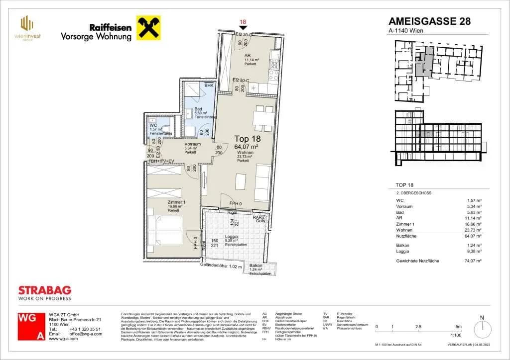 2-Zimmer-Wohnung kaufen in Wien – 64,07 m², € 495.300 – Bild 22 von 22