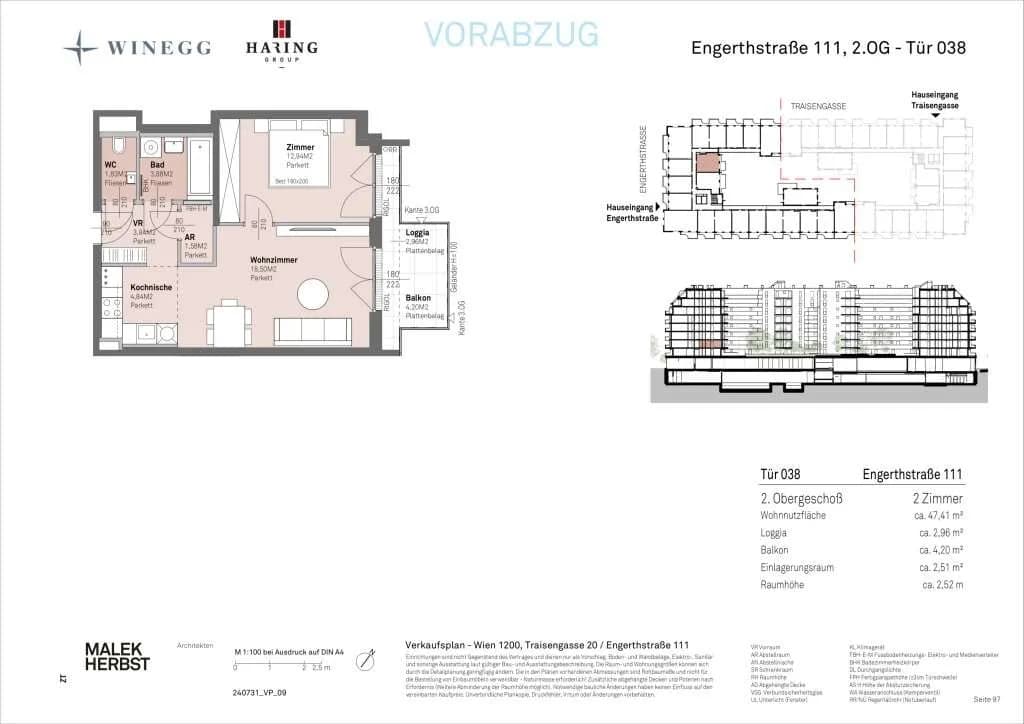 Immobilie kaufen in Wien – 47,41 m², € 276.300 – Bild 14 von 14