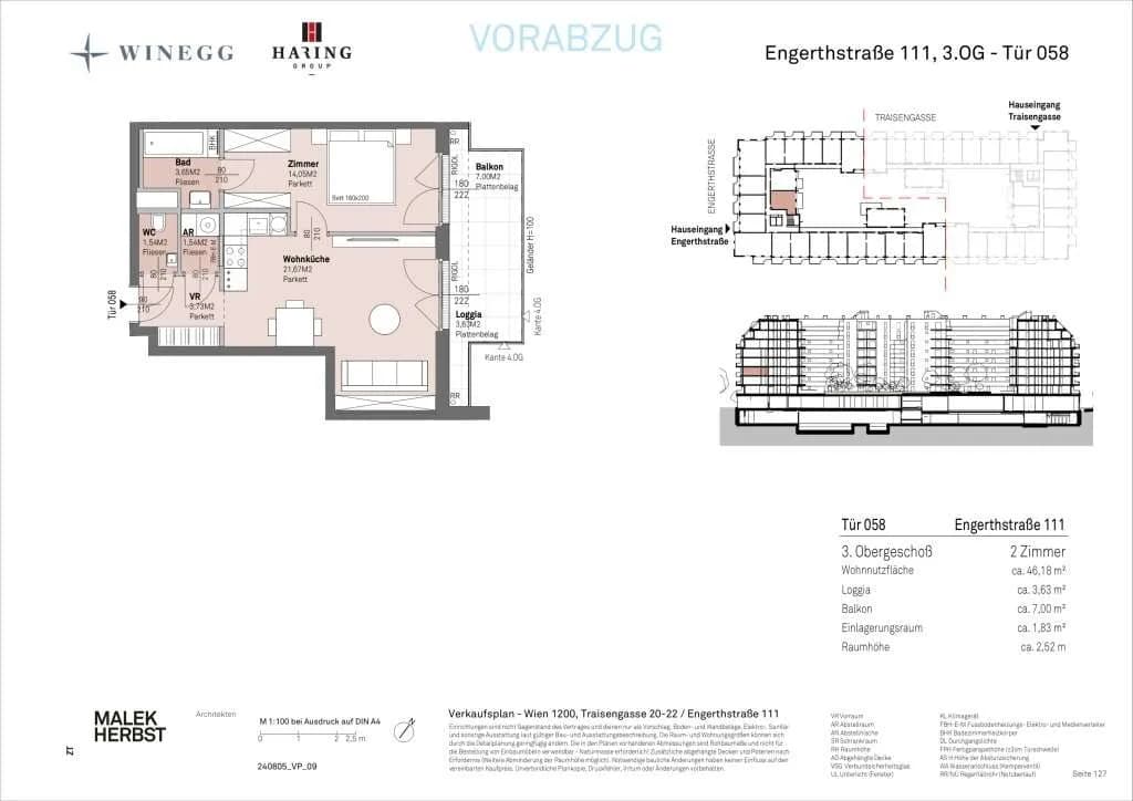 Immobilie kaufen in Wien – 46,18 m², € 300.800 – Bild 14 von 14