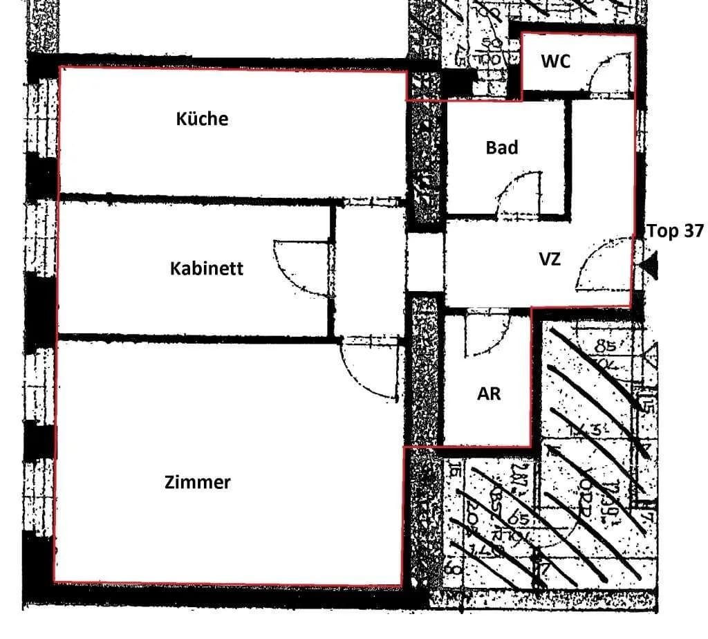 2-Zimmer-Wohnung kaufen in Wien – 57,95 m², € 225.000 – Bild 11 von 11