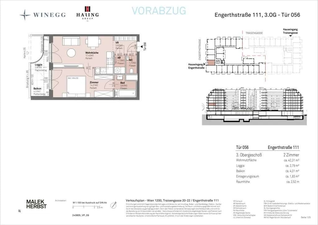 Immobilie kaufen in Wien – 42,31 m², € 256.700 – Bild 14 von 14