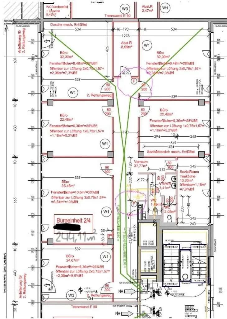 6-Zimmer-Gewerbeimmobilie mieten in Wien – 244 m², € 4.937 – Bild 14 von 14