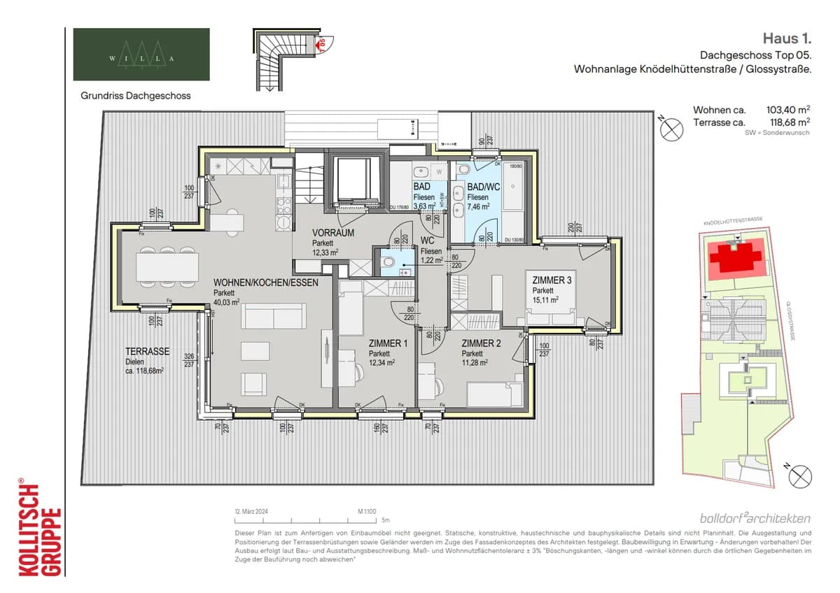4-Zimmer-Wohnung kaufen in Wien – 103,4 m², € 1.198.000 – Bild 2 von 12