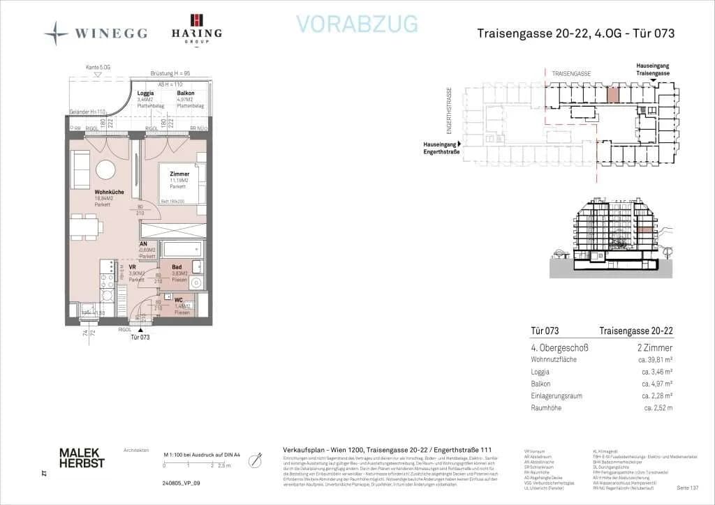 2-Zimmer-Wohnung kaufen in Wien – 39,81 m², € 291.300 – Bild 14 von 14