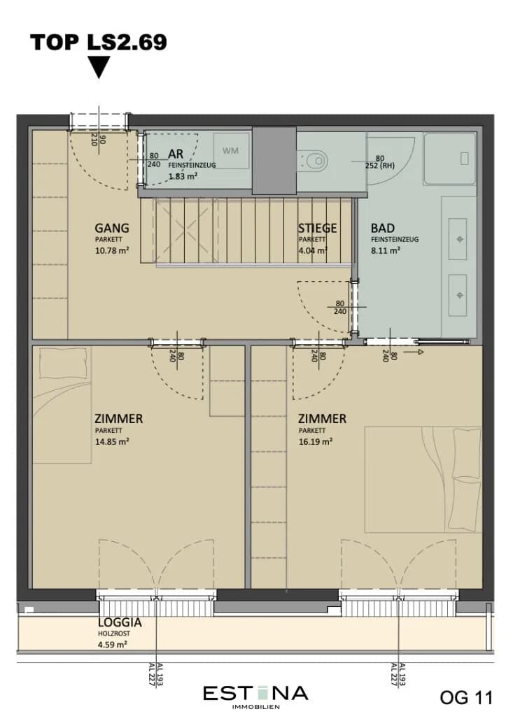 3-Zimmer-Wohnung kaufen in Wien – 102,6 m², € 950.000 – Bild 19 von 19