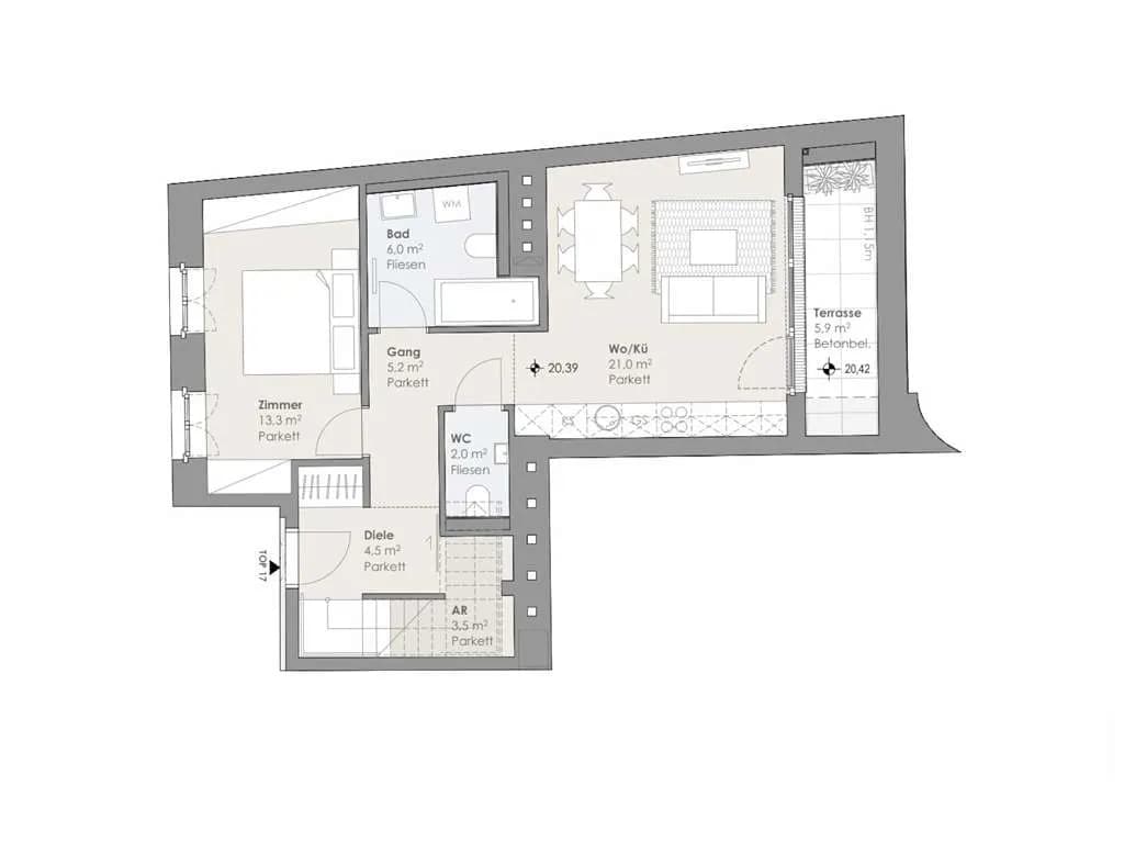 4-Zimmer-Wohnung kaufen in Wien – 91 m², € 1.210.000 – Bild 13 von 16
