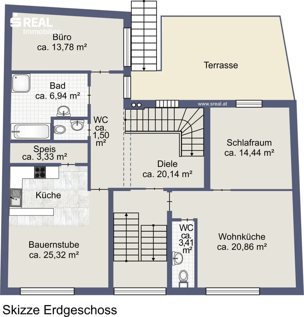 8-Zimmer-Haus kaufen in Korneuburg – 233 m², € 670.000 – Bild 30 von 31