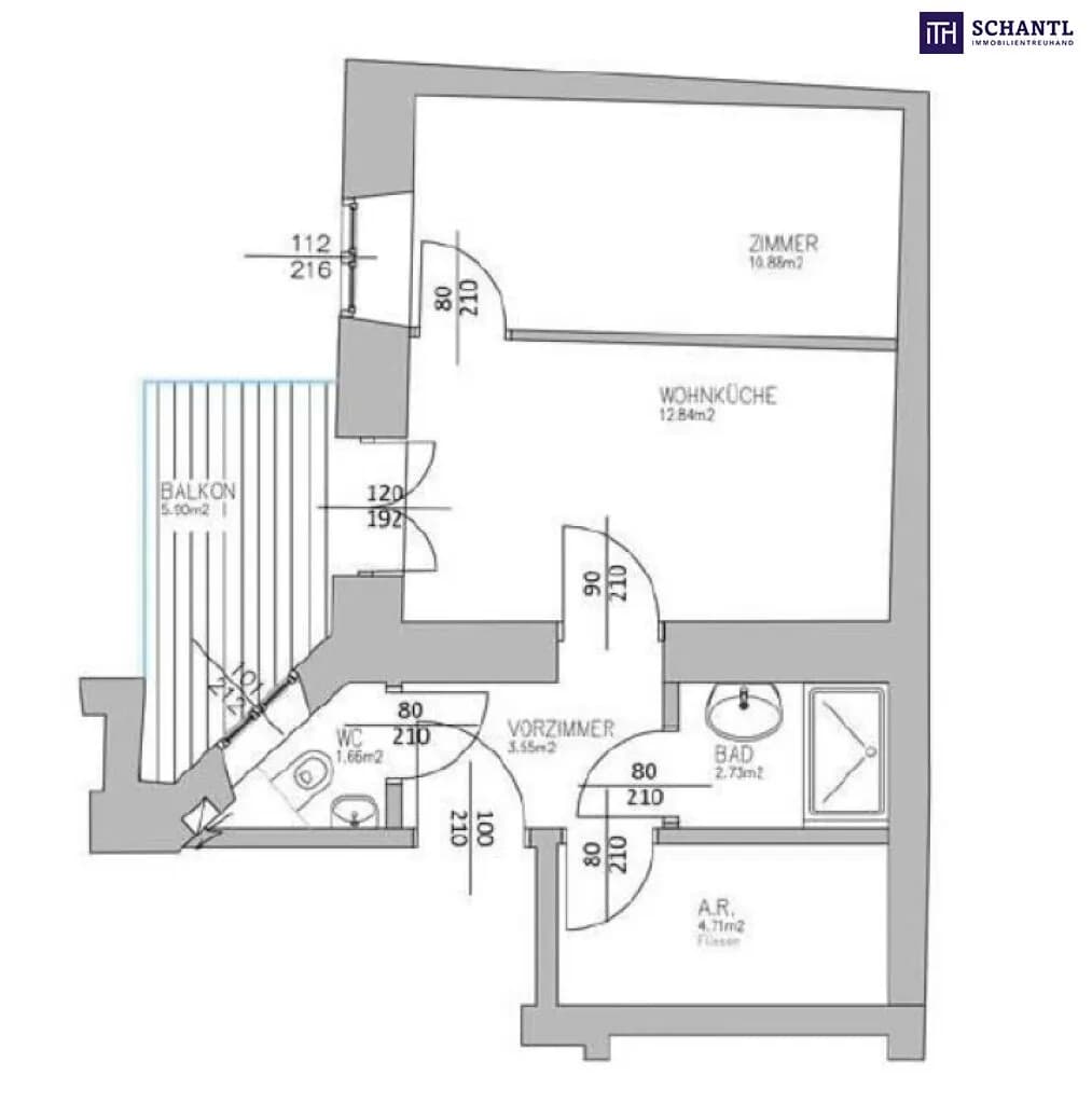 2-Zimmer-Wohnung kaufen in Wien – 36,37 m², € 309.000 – Bild 17 von 17