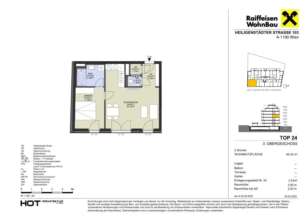 2-Zimmer-Wohnung kaufen in Wien – 48,27 m², € 391.600 – Bild 5 von 7